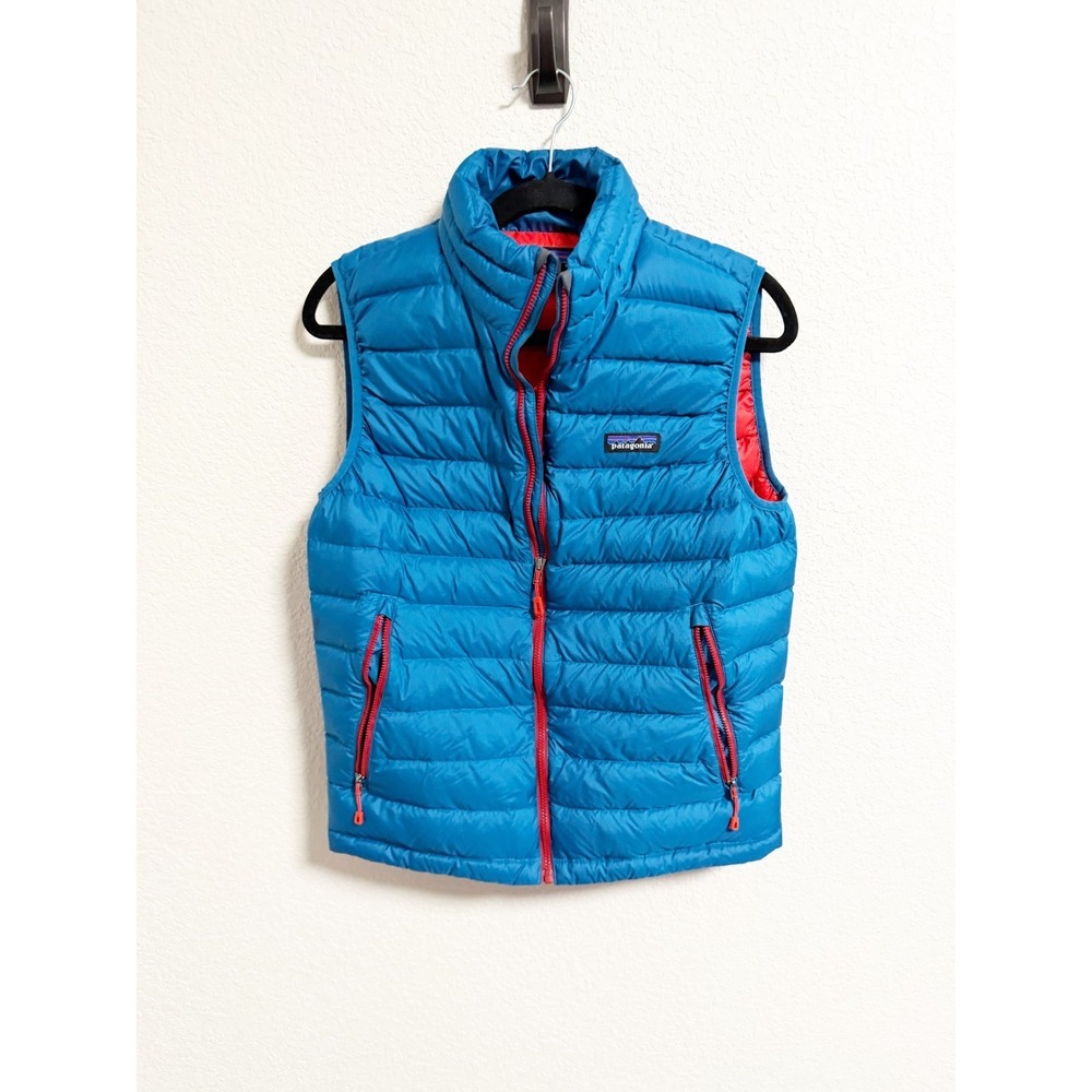 Patagonia Mens Down Sweater Puffer Vest Full Zip Insulated Lightweight Small - Picture 3 of 7